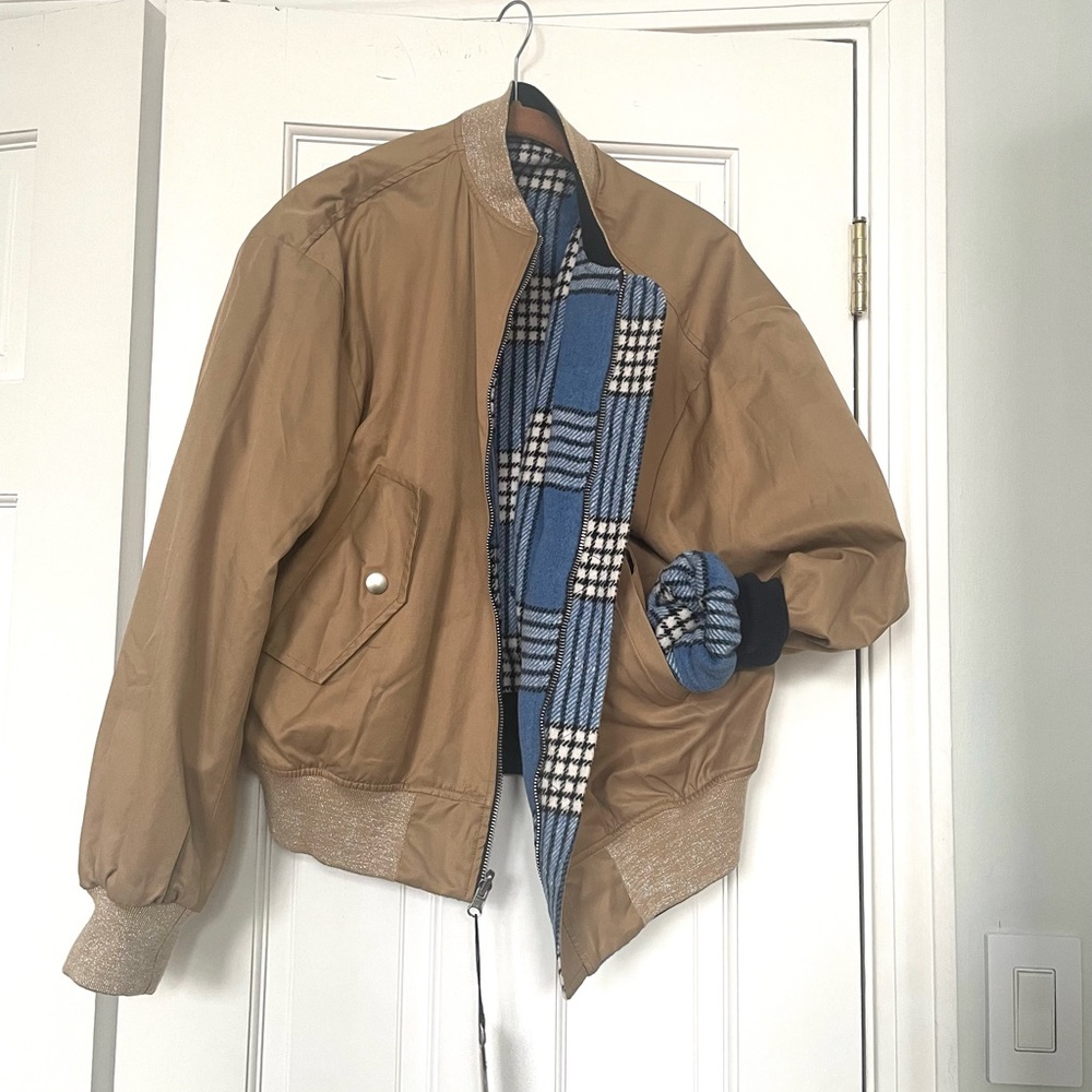 NWT FRNCH reversible bomber jacket